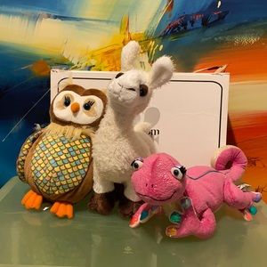 Webkinz Bundle - Llama, Owl, Gecko